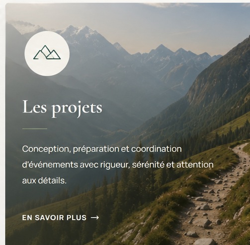 Les projets — Conception, préparation et coordination d’événements avec rigueur, sérénité et attention aux détails.