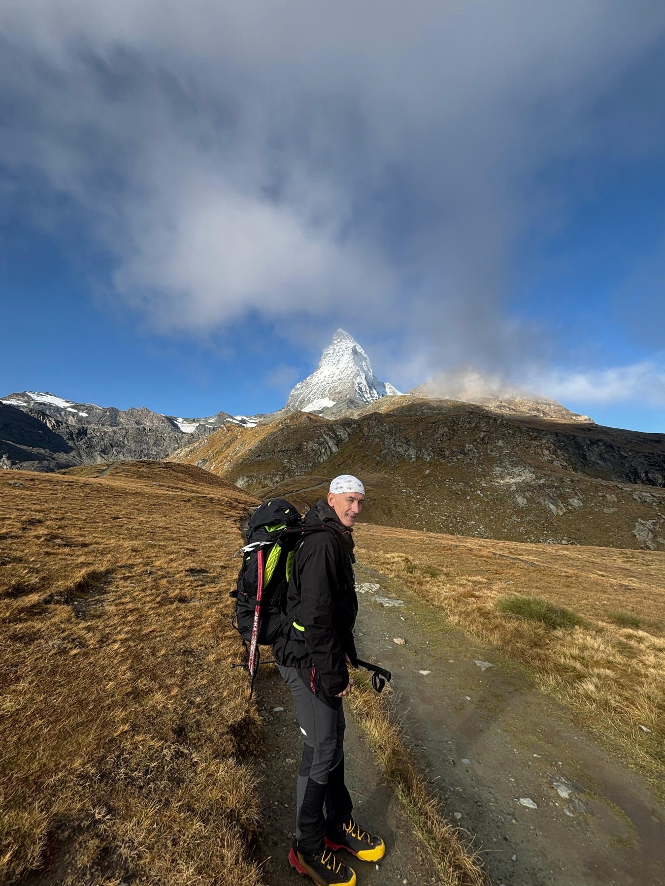 Yves Smet en montagne